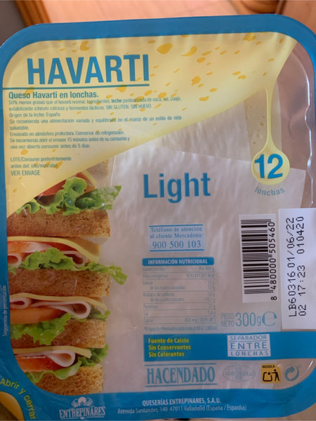 HAVARTI 低<em>卡</em><em>芝士</em>片