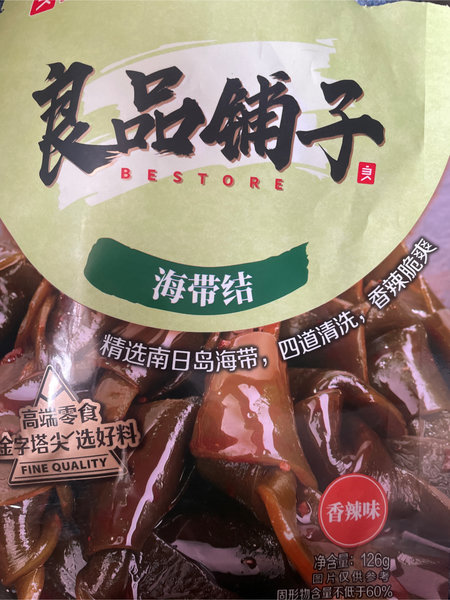 良品铺子 海带结(香辣味)126g 流通渠道