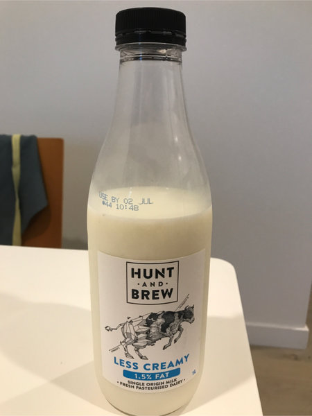 hunt and brew 纯牛奶