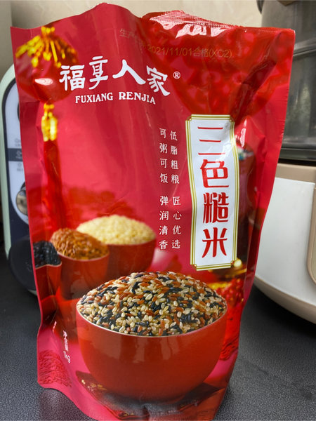 福享人家 三色糙米1kg