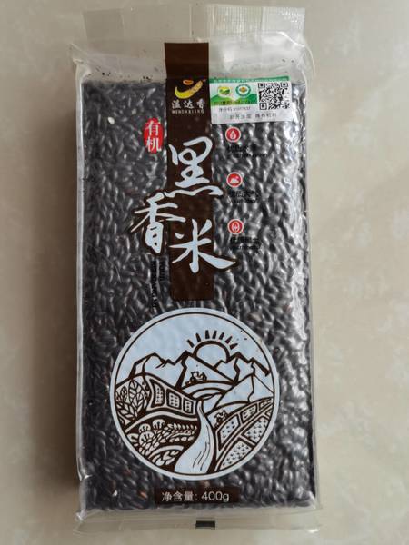 温达香 新品有机黑香米400g <em>东北</em><em>杂粮</em> 五谷<em>杂粮</em> 黑米