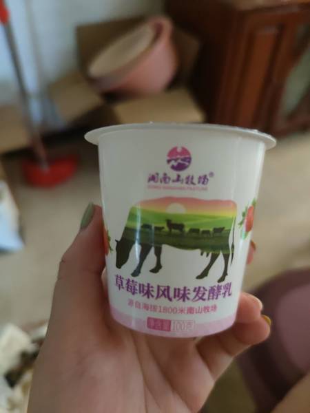 湘南山牧场 草莓味风味发酵乳