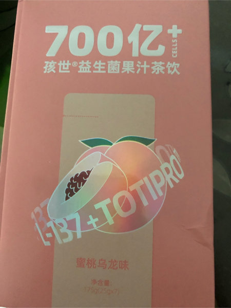 孩世 益生菌果汁茶 蜜桃乌龙味