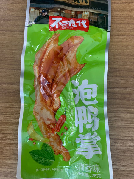 不二食代 28克清香味鸭掌