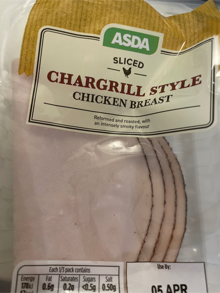 ASDA chargrillstylechickenbreast