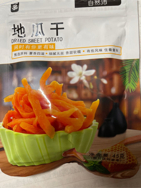 庄家铺子 45g<em>自然</em><em>沛</em>地瓜干