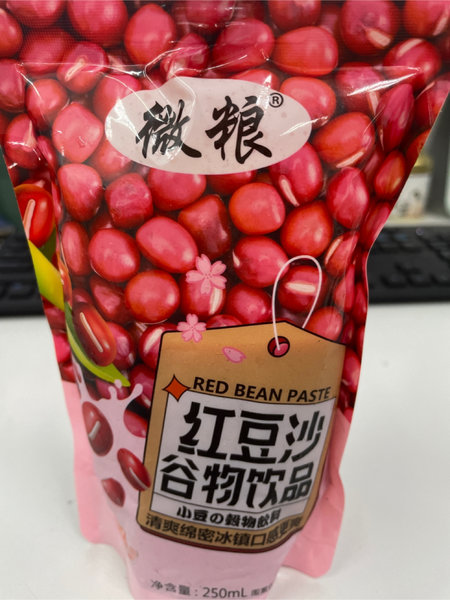 微粮 红豆沙袋装250ml