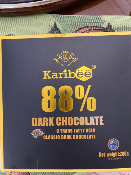 Karibee 可瑞比88%黑巧克力