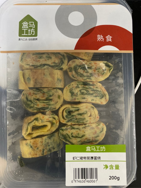 知食优菜 虾仁裙带菜厚蛋烧