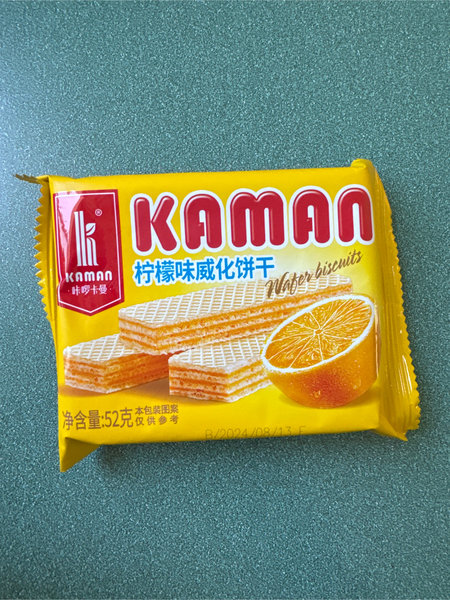 卡罗卡曼kaman 威化饼干【柠檬味】