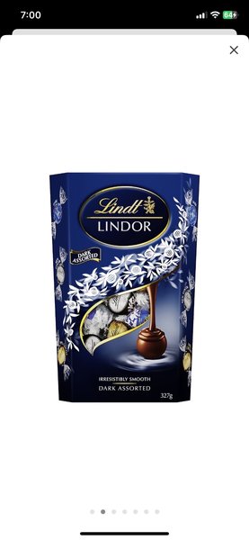 瑞士莲 lindt/软心巧克力【黑巧系列】