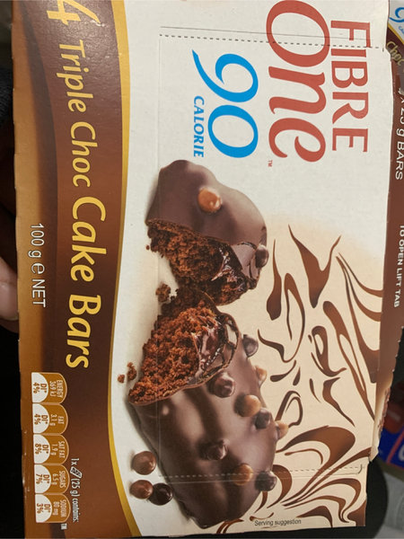 Fibre One Triplechoccakebars