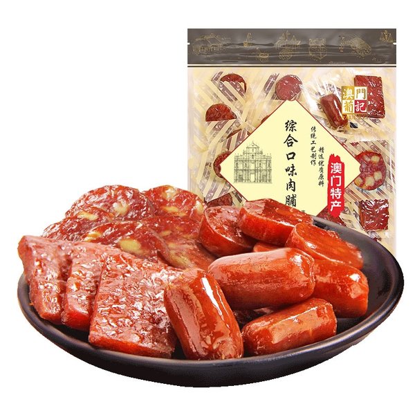 葡记 综合口味肉脯500g