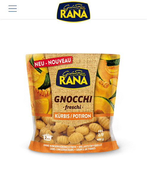 rana GNOCCHIFRESCHIKÜRBIS