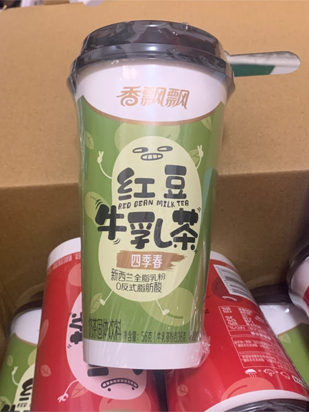 香飘飘 四季春红豆牛乳茶(奶茶固体饮料)56克