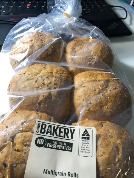 Coles Bakery Multigrainrolls