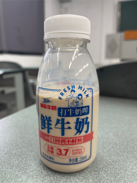 菊乐 打牛奶啰鲜牛奶