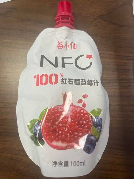 莓小仙 100%NFC红石榴蓝莓汁