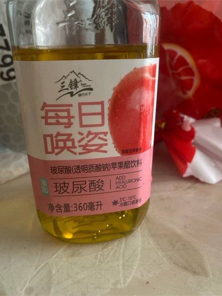 三锋 玻尿酸苹果醋饮料