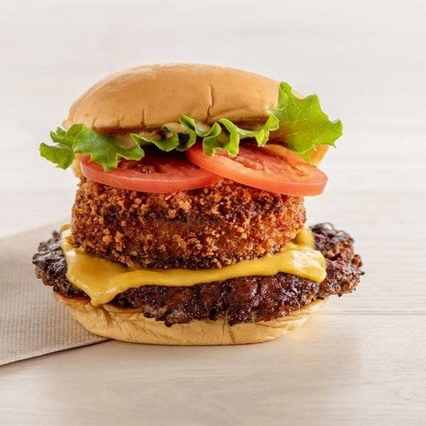 Shake Shack 芝士牛肉蘑菇堡