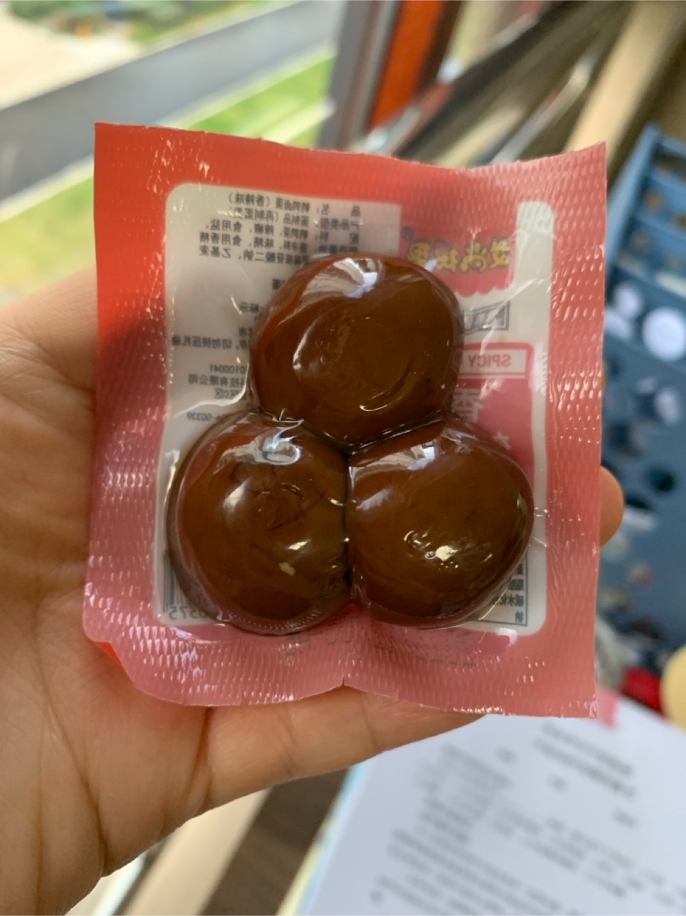 畅享味来 3枚装香辣味鹌鹑蛋