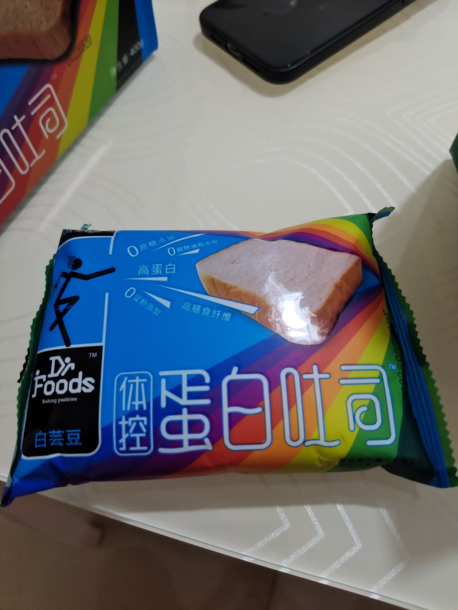 Dr foods 体控蛋白吐司白芸豆400g