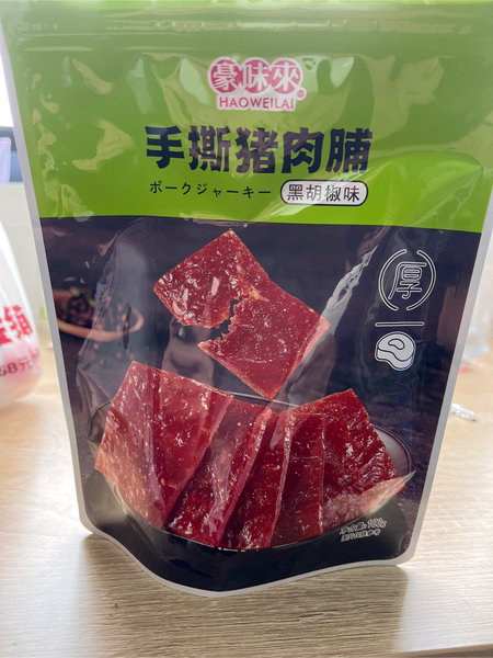 豪味来 手撕猪肉脯黑胡椒味装