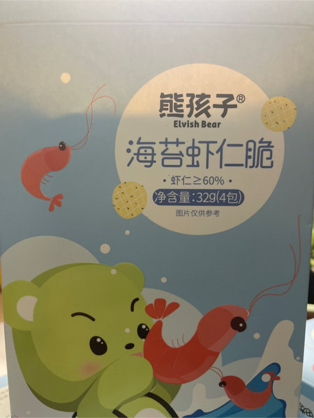 熊孩子 海苔虾仁脆