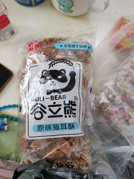 谷立熊 原味猫耳酥