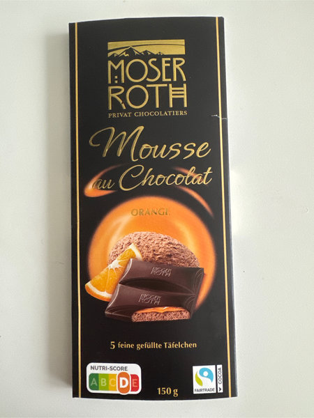 moser roth 黑巧克力【橘子味】