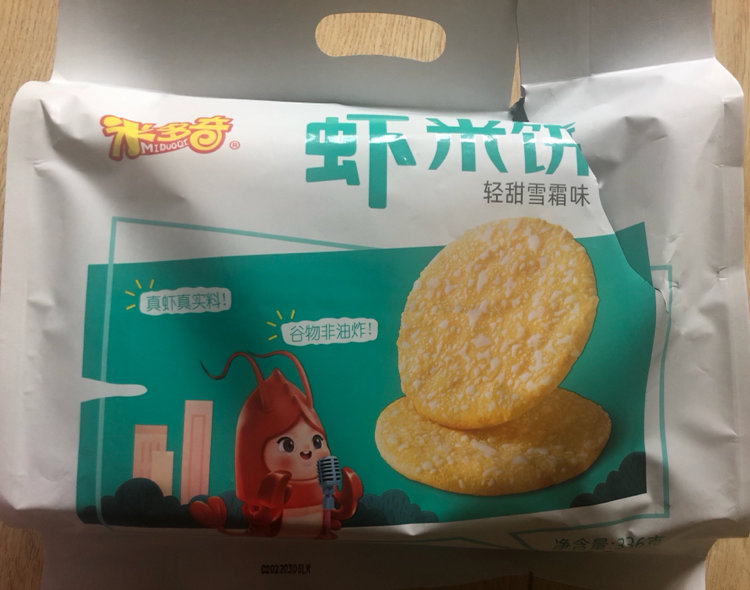 米多奇 虾米饼轻甜雪霜味