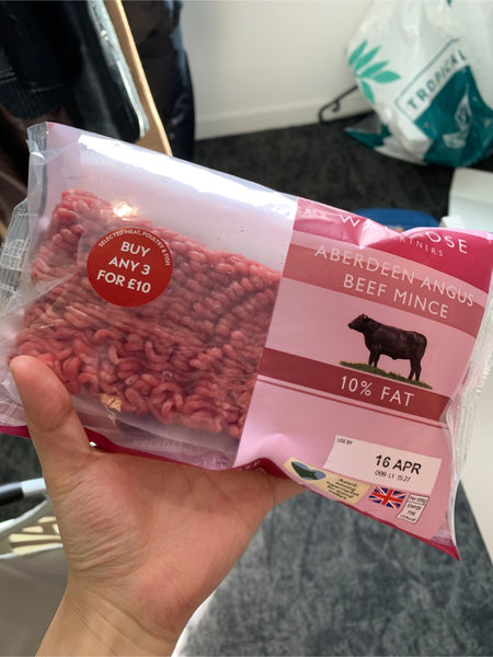 Waitrose waitrose10%beefmince