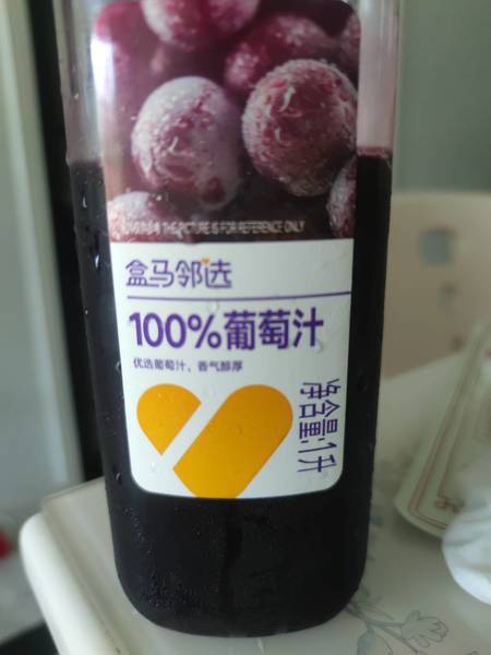 盒马邻选 100%葡萄汁1L