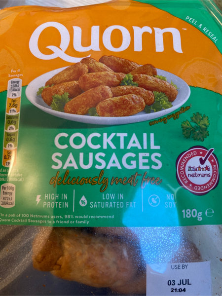 Quorn cocktailsausages