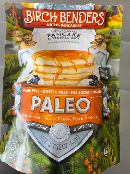 birch benders <em>Paleo</em>松饼粉<em>Paleo</em>pancakemix