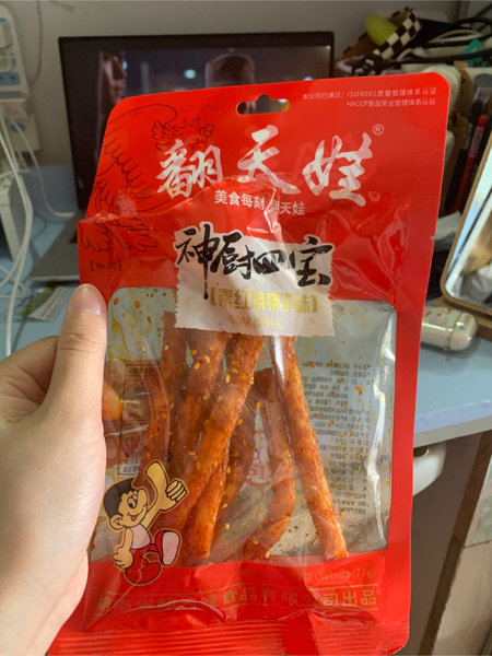 翻天娃 素红烧狒手味(调味面制品)