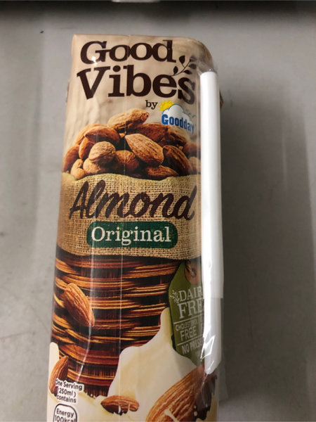 good vibes almondmilk