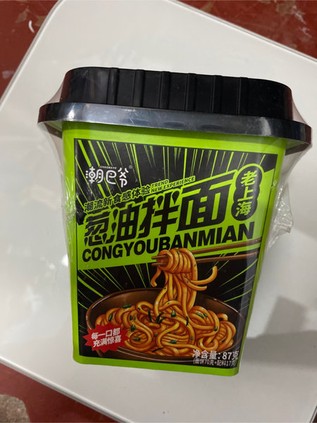 潮巴爷 葱油拌面杯装