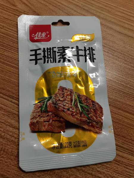 佳龙 手撕素牛排(鸡汁味)