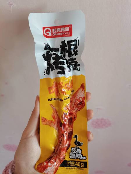 起亮食品 一根烤脖黑鸭味40g