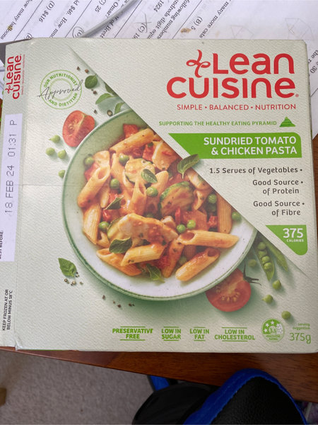 lean cuisine Sundriedtomatoandchickenpasta