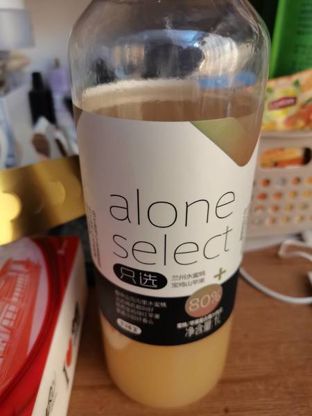 alone select 只选蜜桃苹果复合果汁饮品