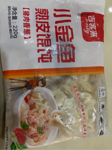 吉客来 小金鱼熟皮馄饨