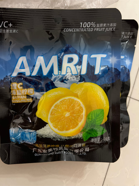 AMRIT <em>维</em><em>c</em>海盐<em>柠檬</em>