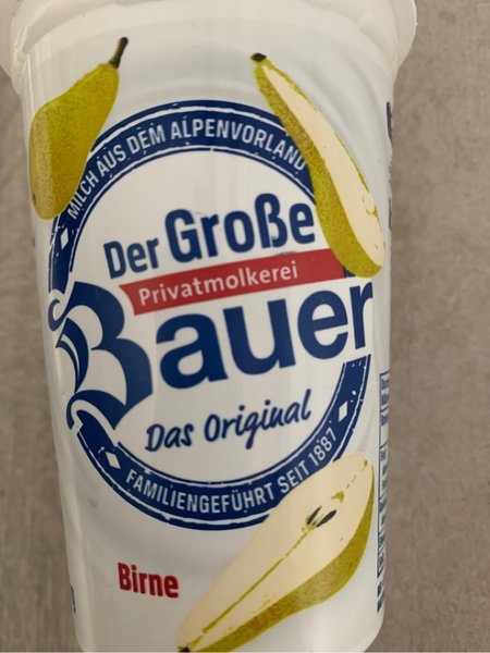 Der Gro<em>ß</em>e Bauer 梨子味酸奶