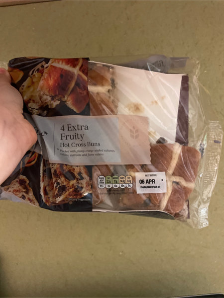 Tesco hotcrossbun