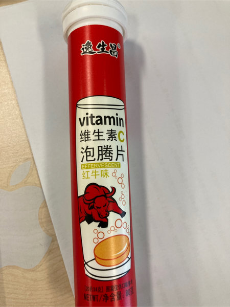 逸生昌 红牛味维生素C泡腾片