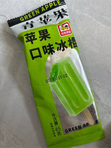 豪胜食品 青苹果口味冰棍