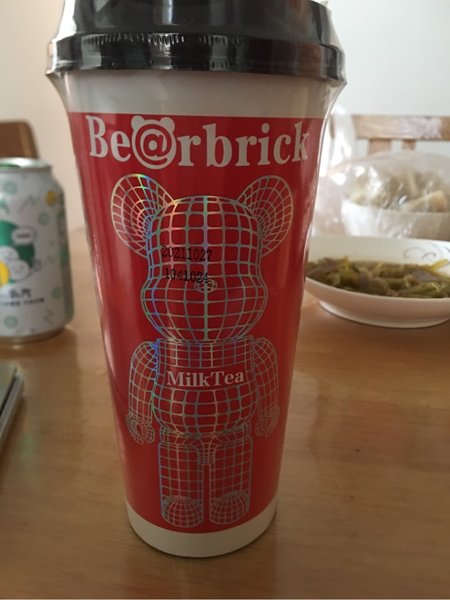 积木熊Bearbrick 积木熊(奶茶固体饮料)(皇家九号牛乳茶)