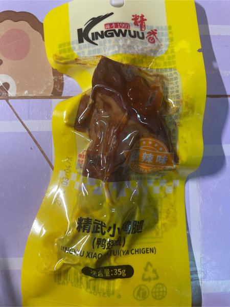 精武 小鸭腿(鸭翅根)(甜辣味)袋装35g